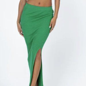 Princess Polly Green Skirt